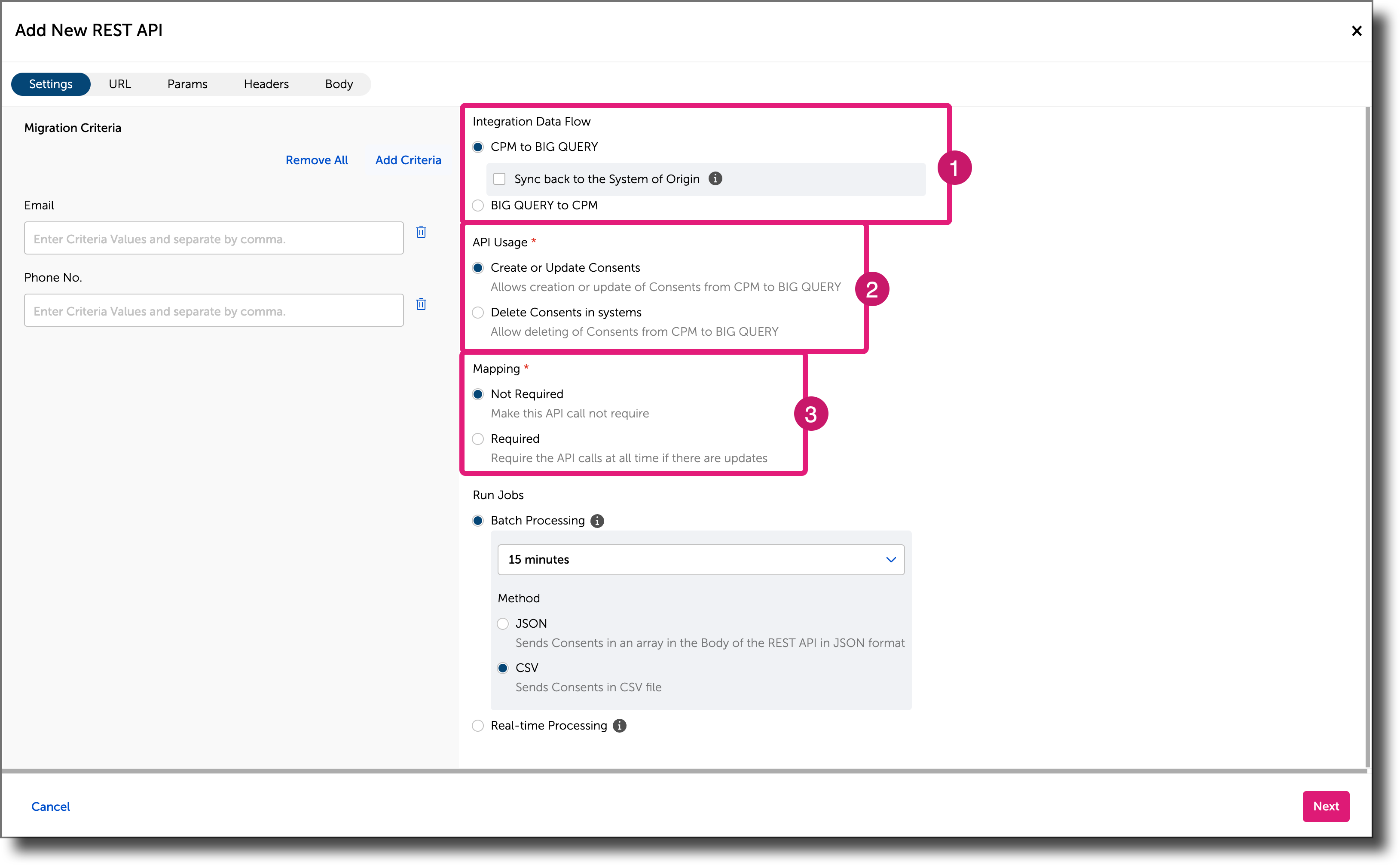 Mapping a Single API – TrustArc Help Center