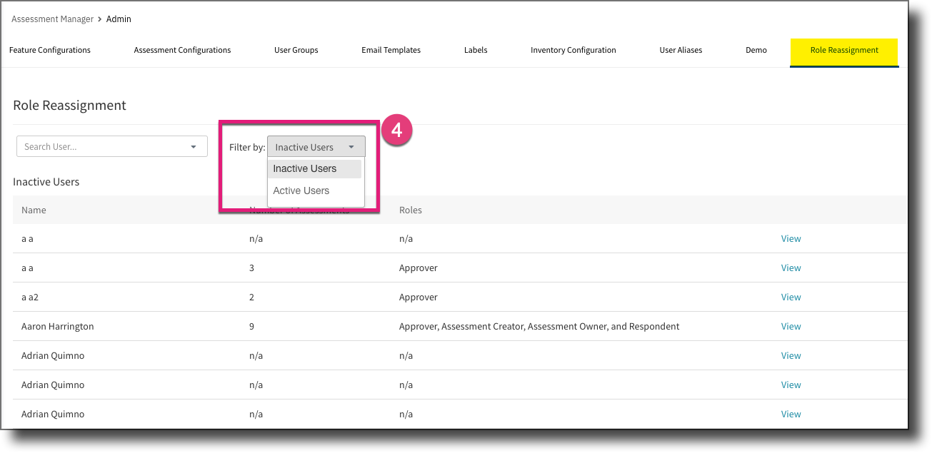 Reassigning Assessment Roles/Tasks in Bulk – TrustArc