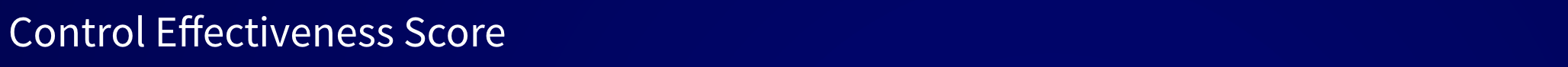DTR scoring methodology section divider