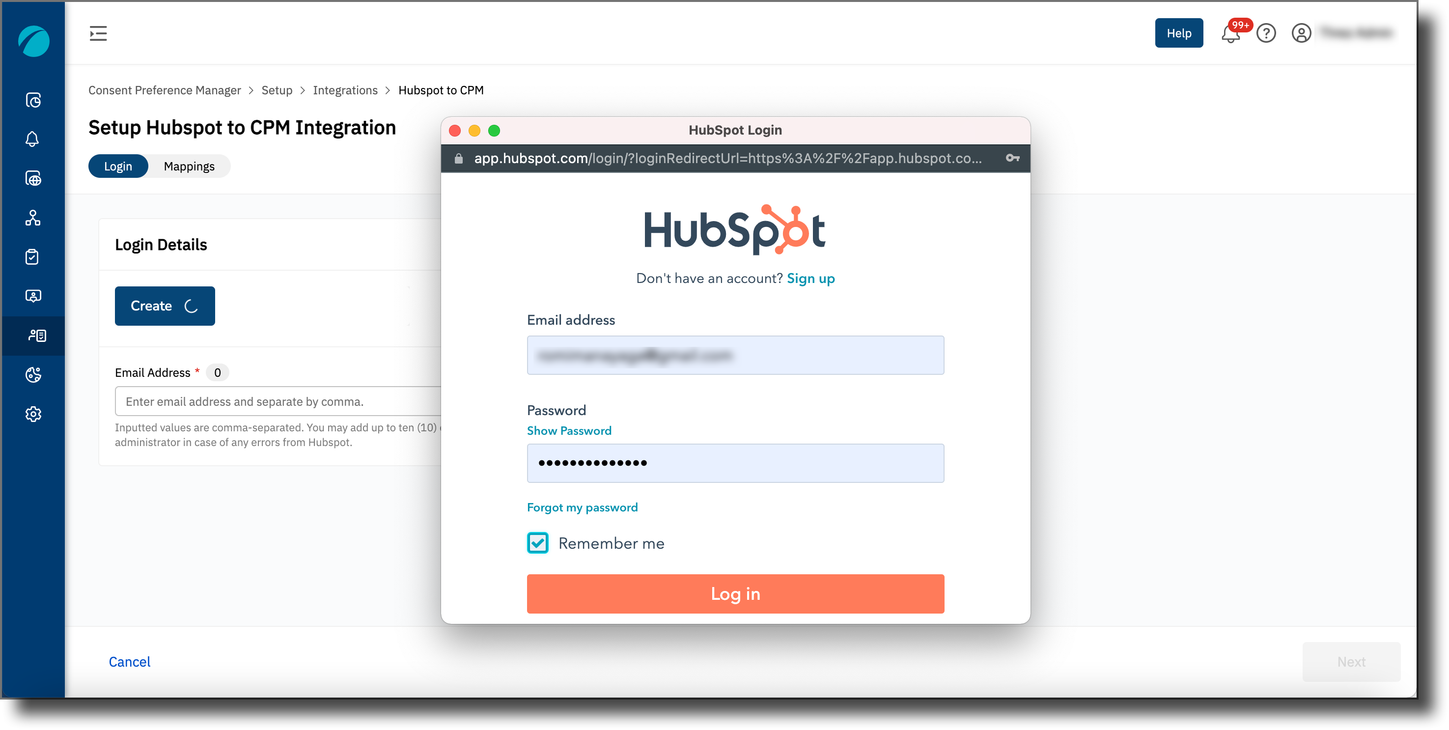 Hubspot to CPM Integration TrustArc